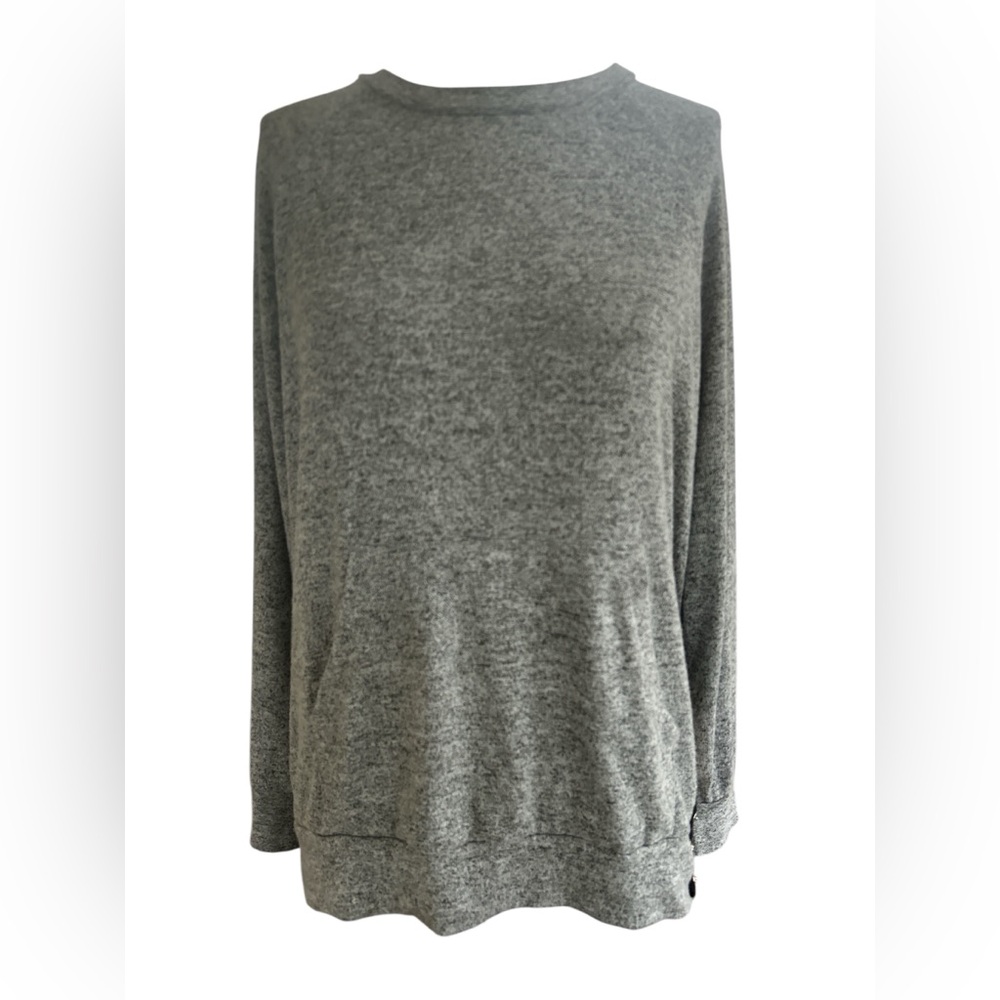 Coin 1804 Raglan Shirt, Gray Heather, Size Large
